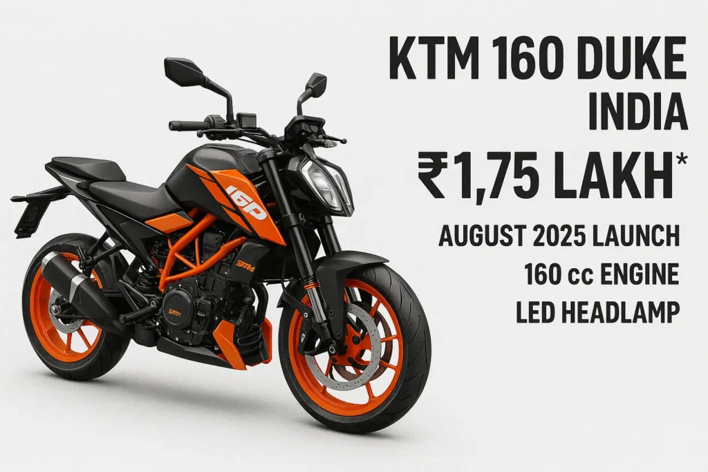 KTM 160 Duke India Launch