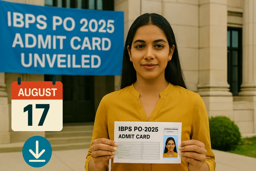 IBPS PO 2025 Admit Card Unveiled: Your Gateway to Banking Dreams Begins August 17